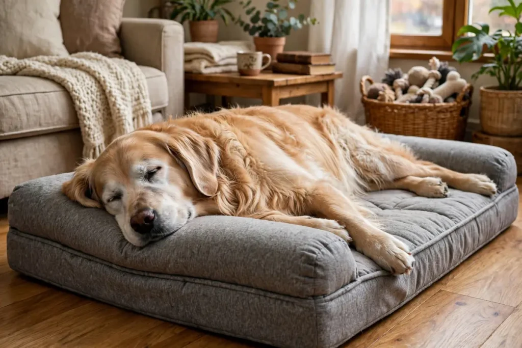 How to Make a Comfortable Orthopedic Bed for Old Dogs